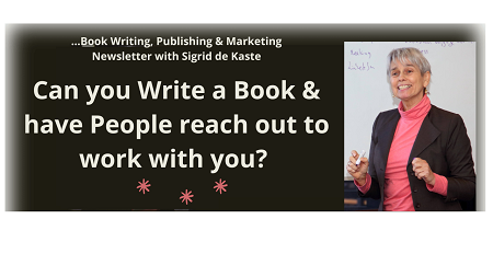 Can you write a book and have people reach out to work with you